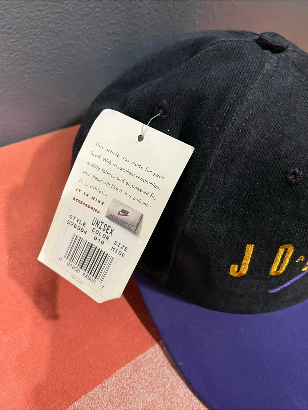 Vintage 1990’s Nike Air Michael Jordan Restaurant Exclusive SnapBack Hat.